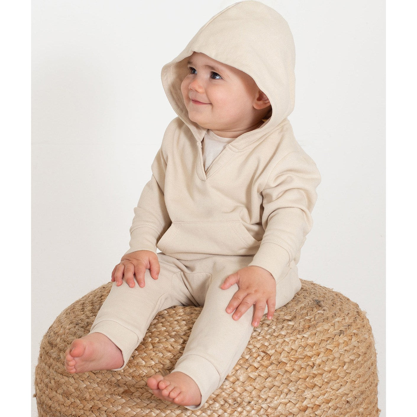 Larkwood Kids Sustainable Hoodie Soft Fleece Eco-Friendly Playground Wear