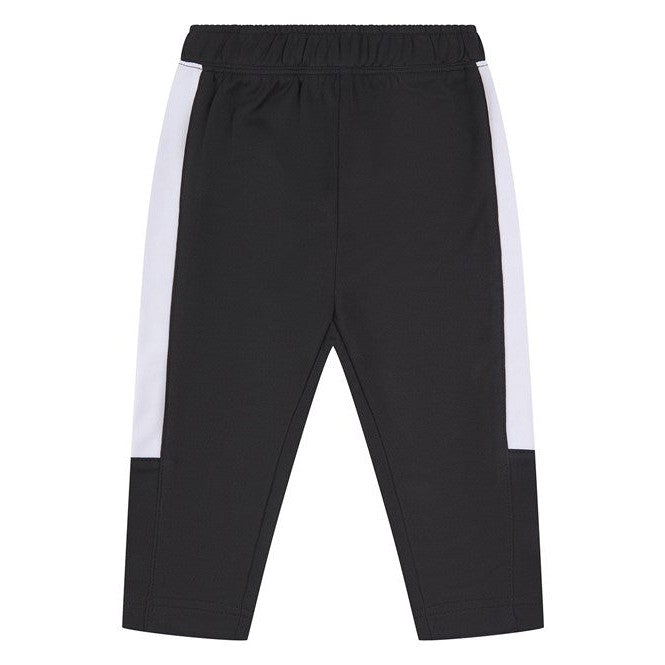 Larkwood Kids Track Bottoms Contrast Panels Elasticated Waistband Sportswear