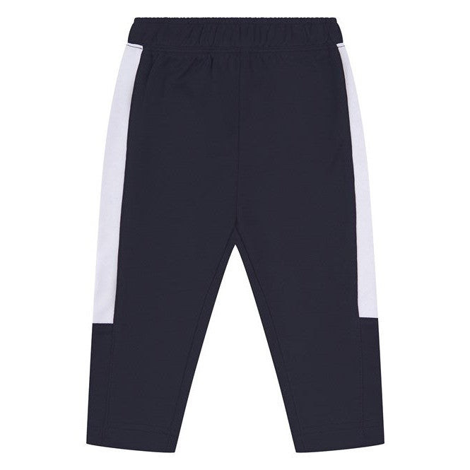 Larkwood Kids Track Bottoms Contrast Panels Elasticated Waistband Sportswear