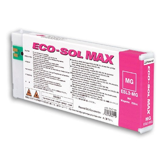 Roland Eco-Sol MAX3 Inks CMYK for Printer Cutters 220ml 440ml