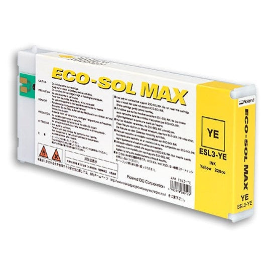 Roland Eco-Sol MAX3 Inks CMYK for Printer Cutters 220ml 440ml