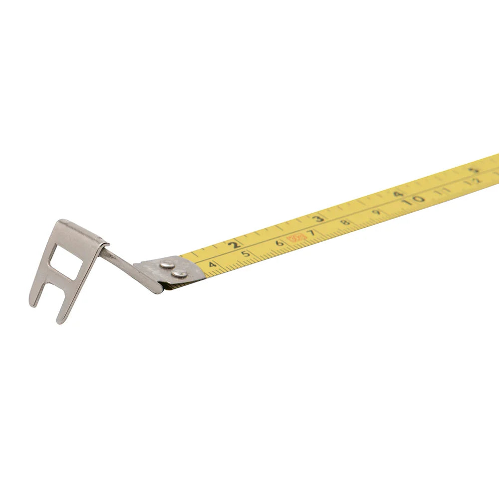 Silverline Steel Surveyors Tape 12mm Wide ABS Case Accuracy Metric Imperial