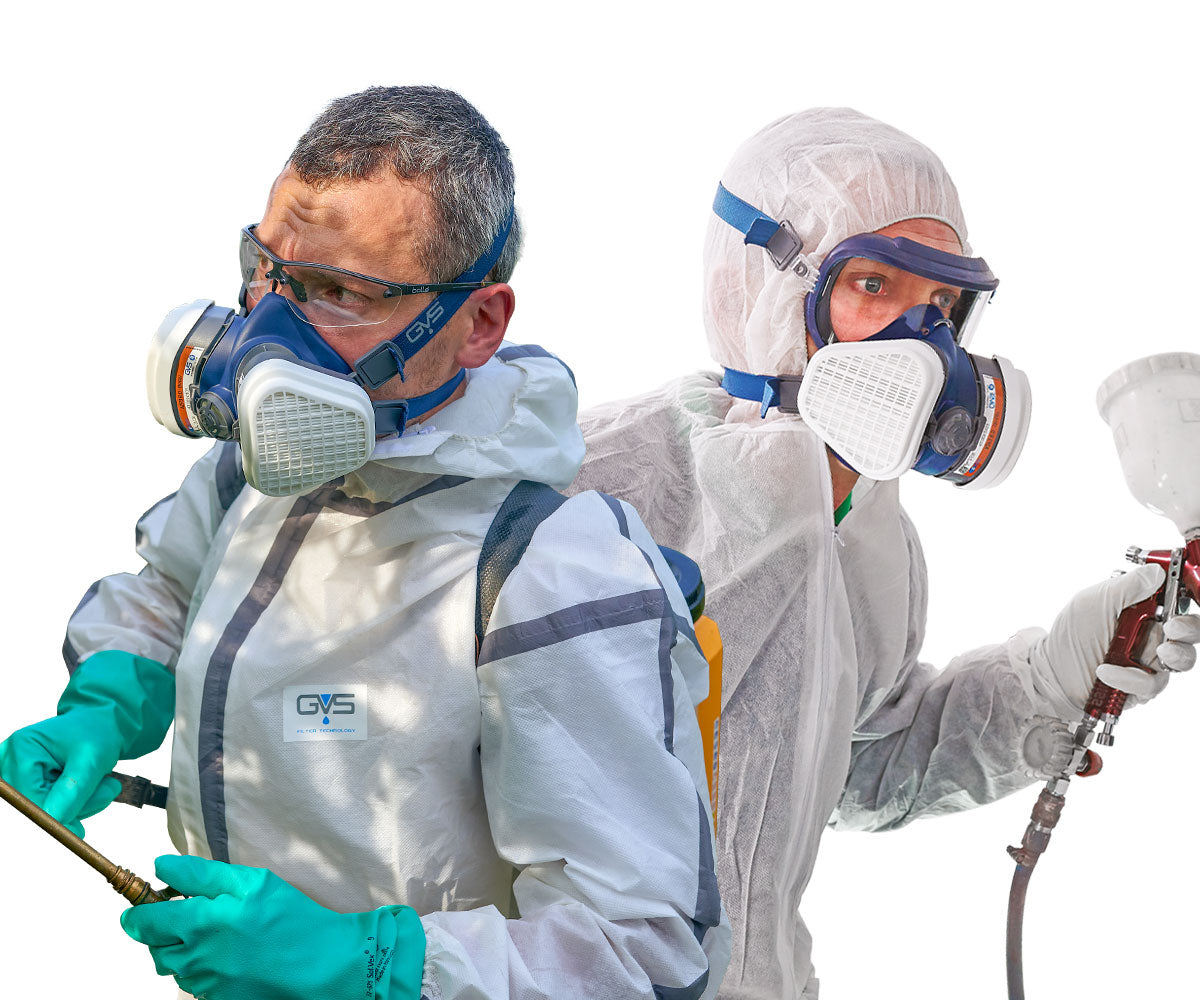 GVS Elipse ABEK1-P3 Respirator Mask with Replaceable Filters S/M M/L