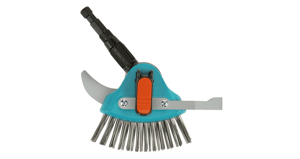 Gardena 3in1 Patio Weeder Cleaner Tool for Weeds Moss with Combi System