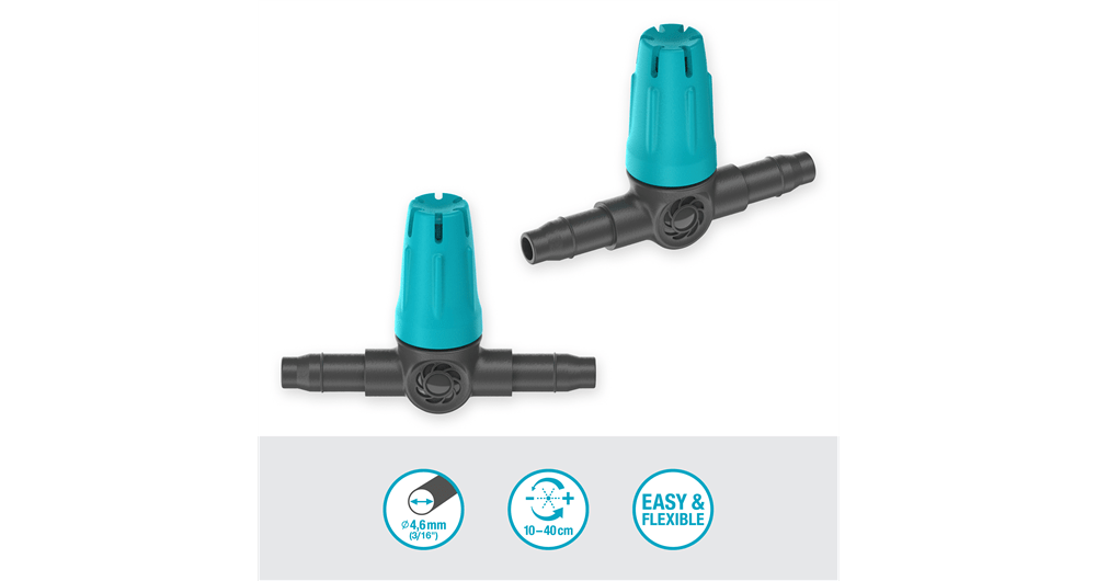 Gardena Small Area Spray Nozzle for Micro-Drip-System 10-40cm Adjustable