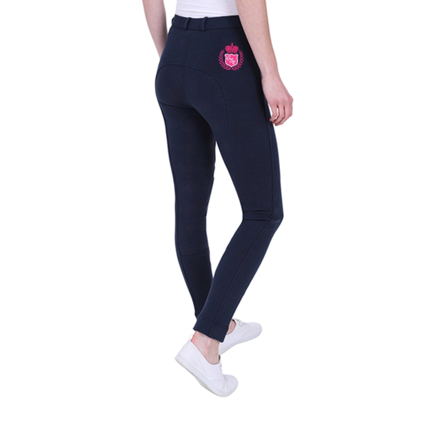 GS Equestrian Ellia Childrens Silicone Full Seat Jodhpurs Riding Gear