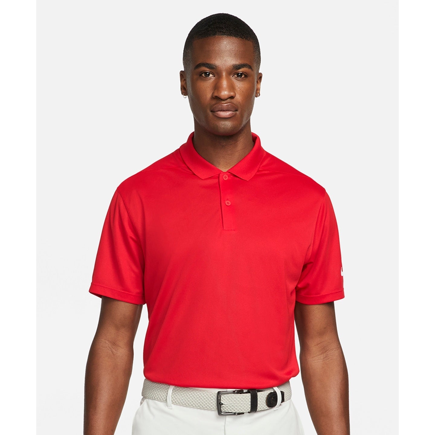 Nike Dri-FIT Victory Solid Polo Shirt 100% Recycled Polyester Golf Wear
