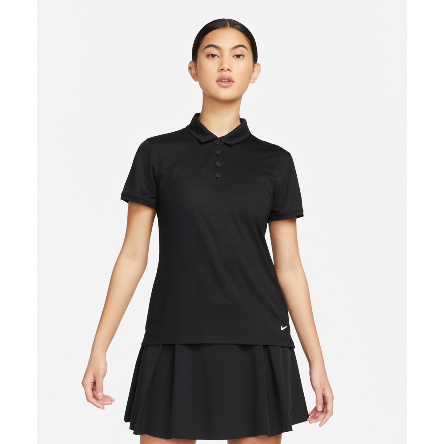 Nike Women's Dri-FIT Victory Solid Polo Shirt Eco-Friendly Lightweight Fit