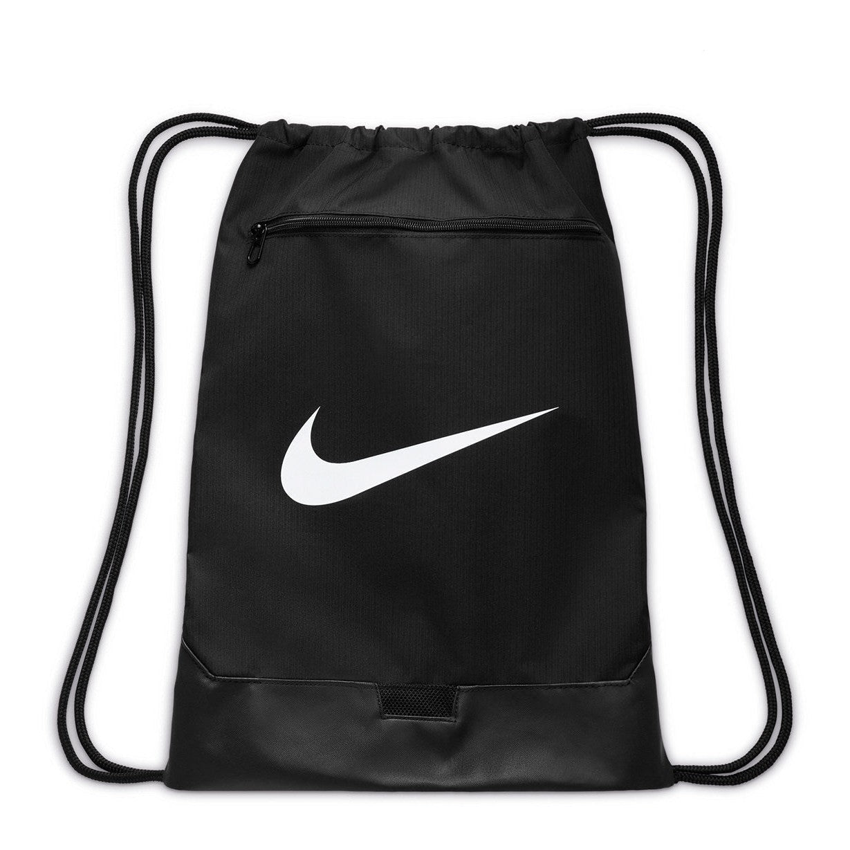 Nike Brasilia Drawstring Gym Sack 18L Lightweight with Zipped Pocket