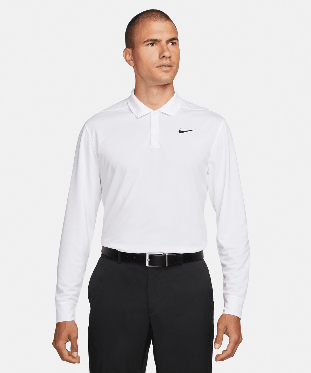Nike Dri-Fit Victory Long Sleeve Polo Shirt Breathable Comfort Golf Wear