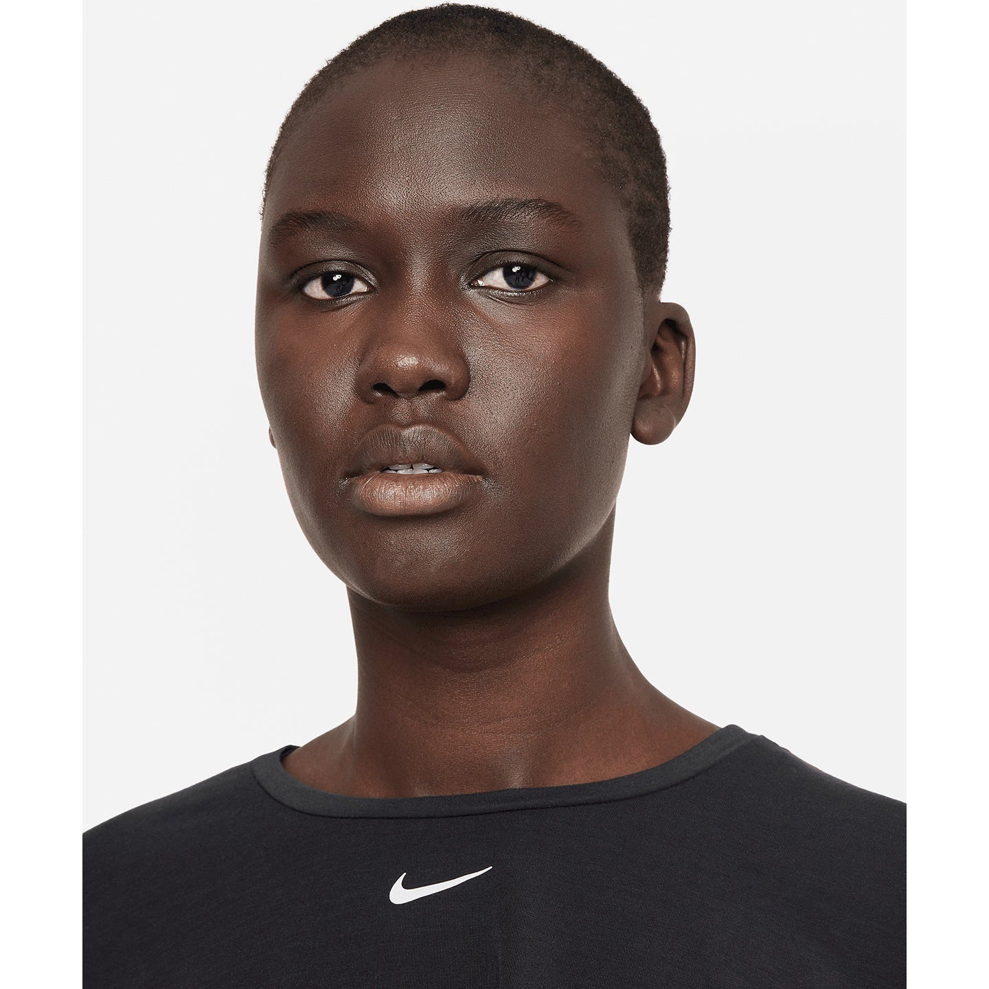 Nike Women's One Luxe Dri-FIT Short Sleeve Twist Top, Soft & Stretchy