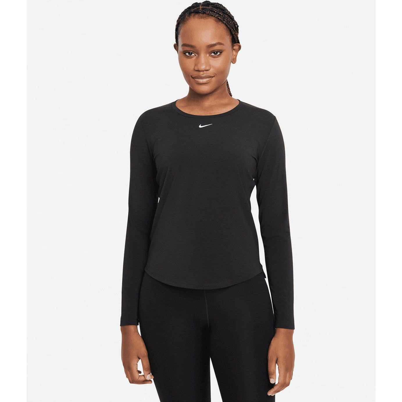 Nike Women's One Luxe Dri-FIT Long Sleeve Top Soft Breathable Standard Fit