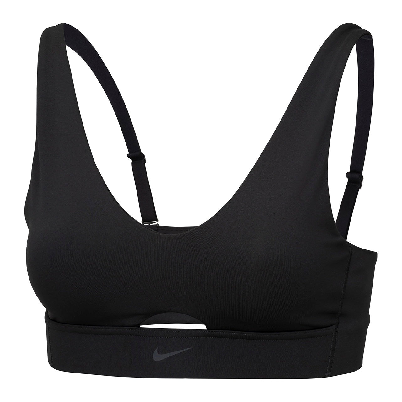 Nike Dri-FIT Indy Plunge Cutout Bra Women's Medium Support Adjustable Straps