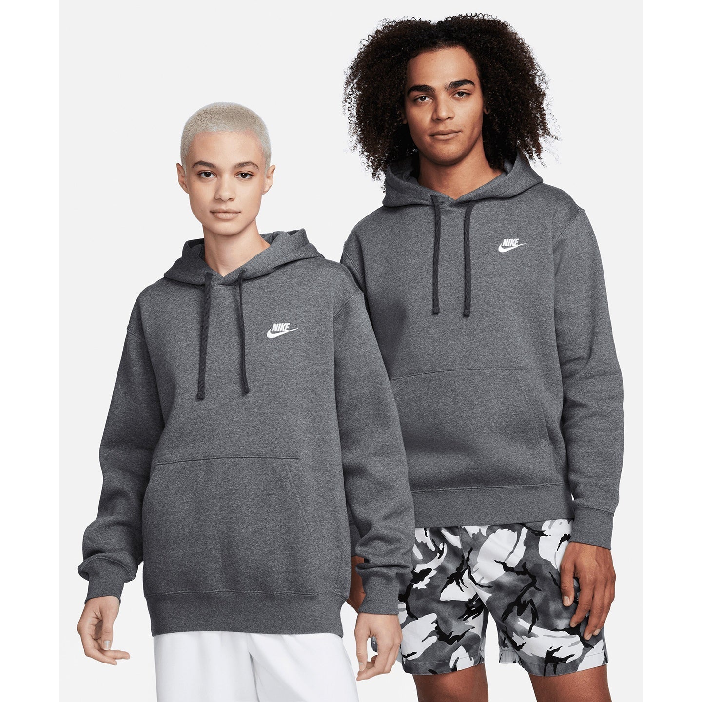 Nike Club Pullover Hoodie Brushed Fleece Soft Comfort Classic Style S-2XL