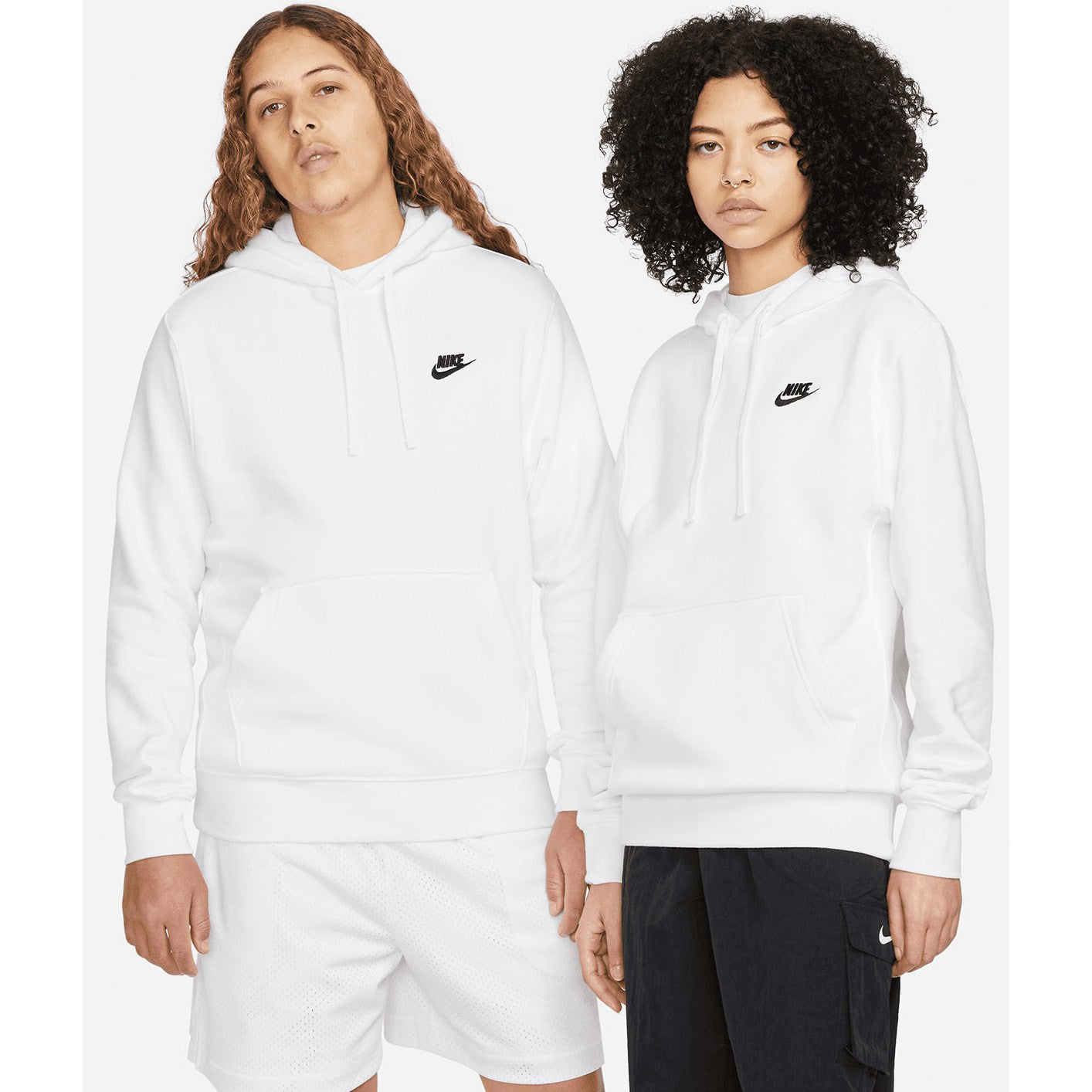 Nike Club Pullover Hoodie Brushed Fleece Soft Comfort Classic Style S-2XL