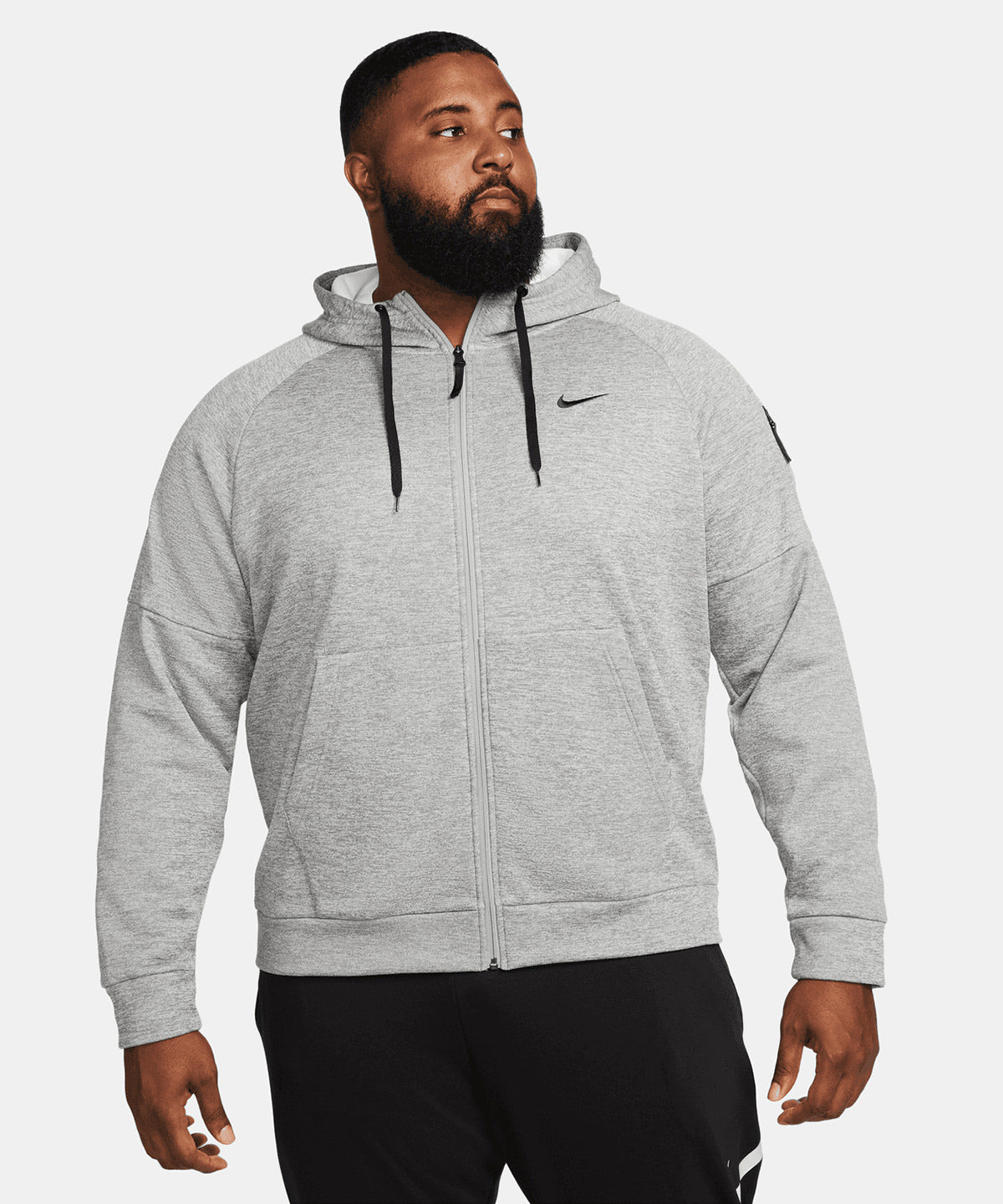 Nike Men's Therma-FIT Full-Zip Fitness Hoodie Soft Fleece Cold Weather Wear