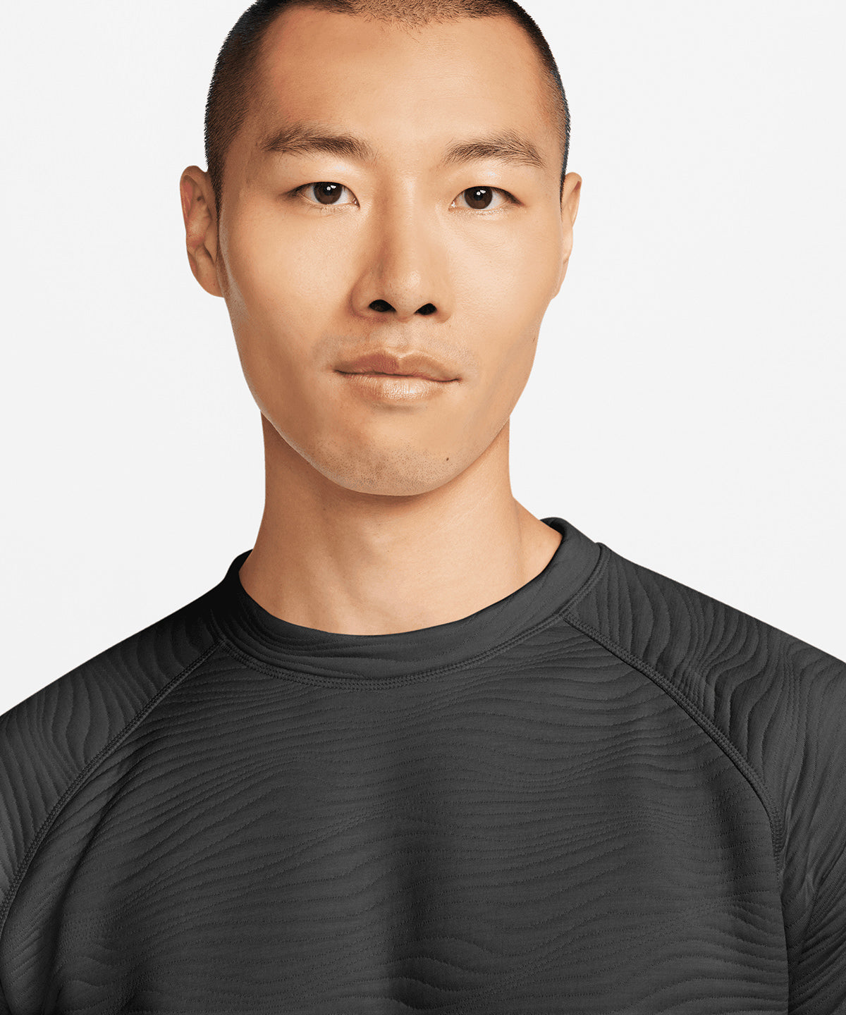 Nike Dri-FIT Tour Crew Quilted Top Men's Long Sleeve Sweat-Wicking Shirt
