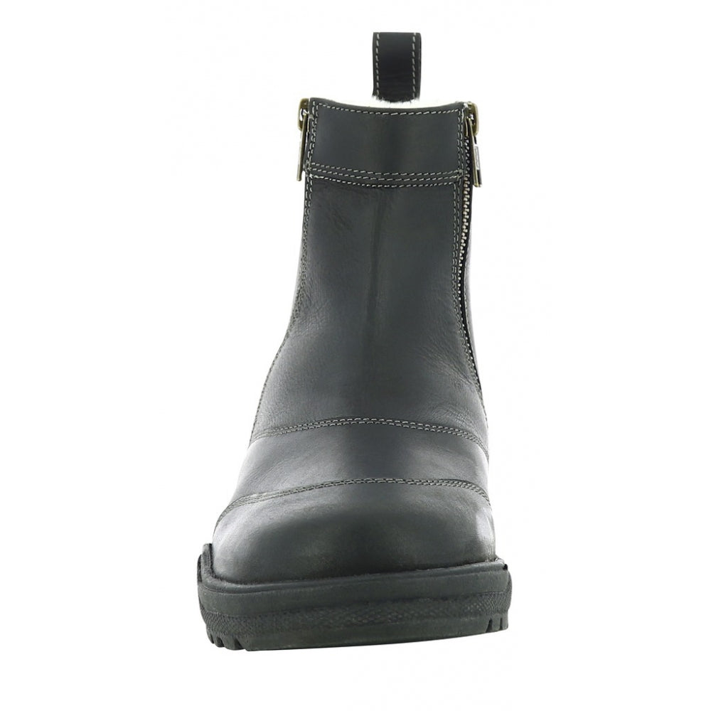 Norton Zipper Winter Boots Buffalo Leather Synthetic Sheepskin Double YKK