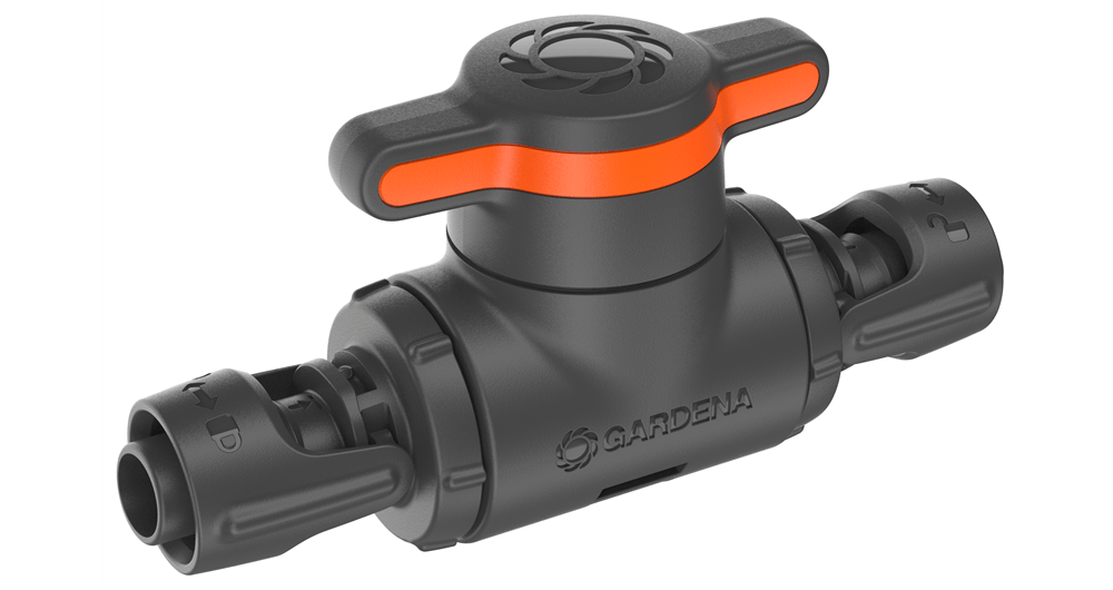 Gardena Shut-Off Valve 13 mm 1/2" for Micro-Drip-System Water Control