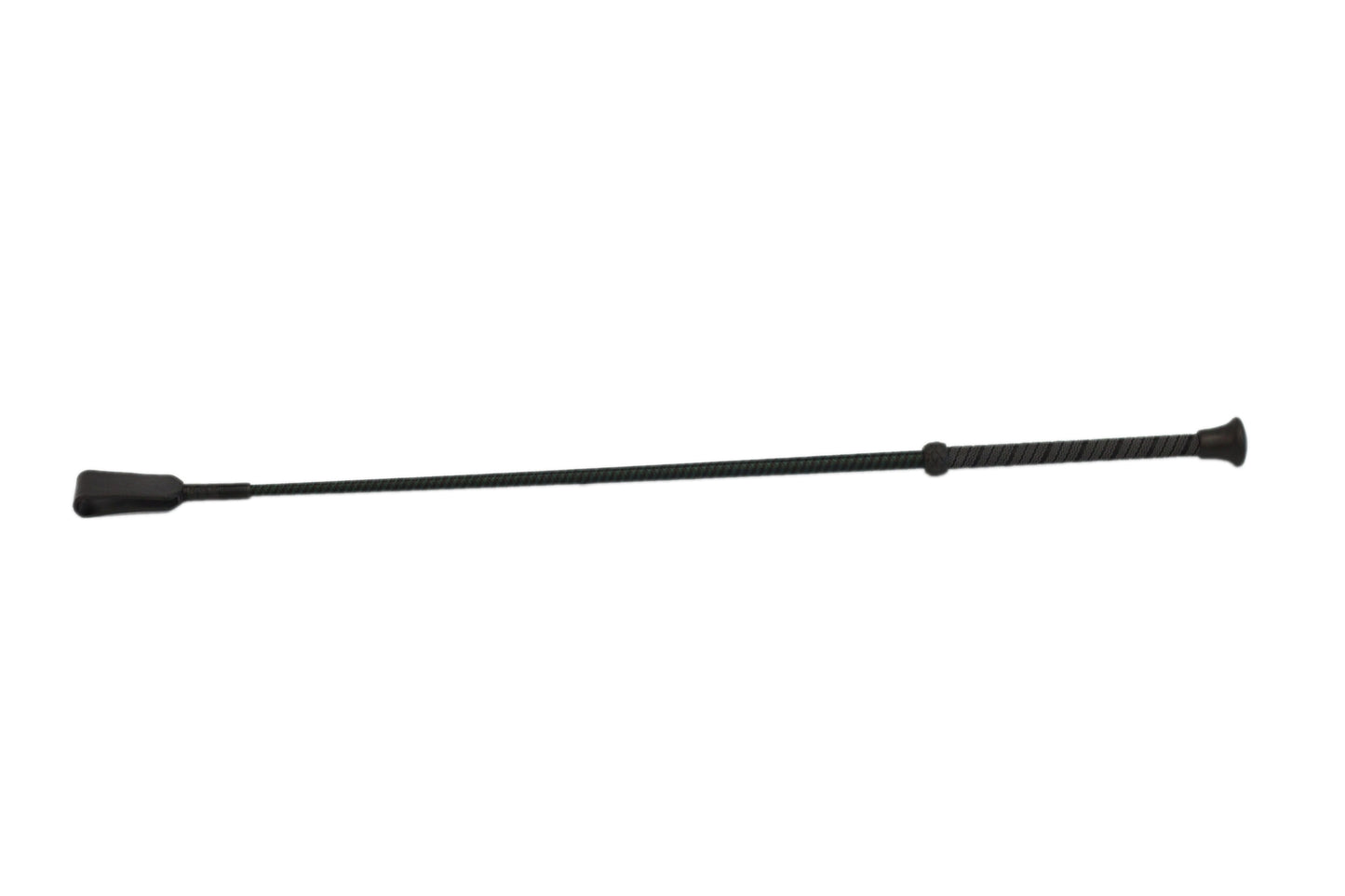 Mackey C3 Rein Grip Handle Whip #colour_ green-black