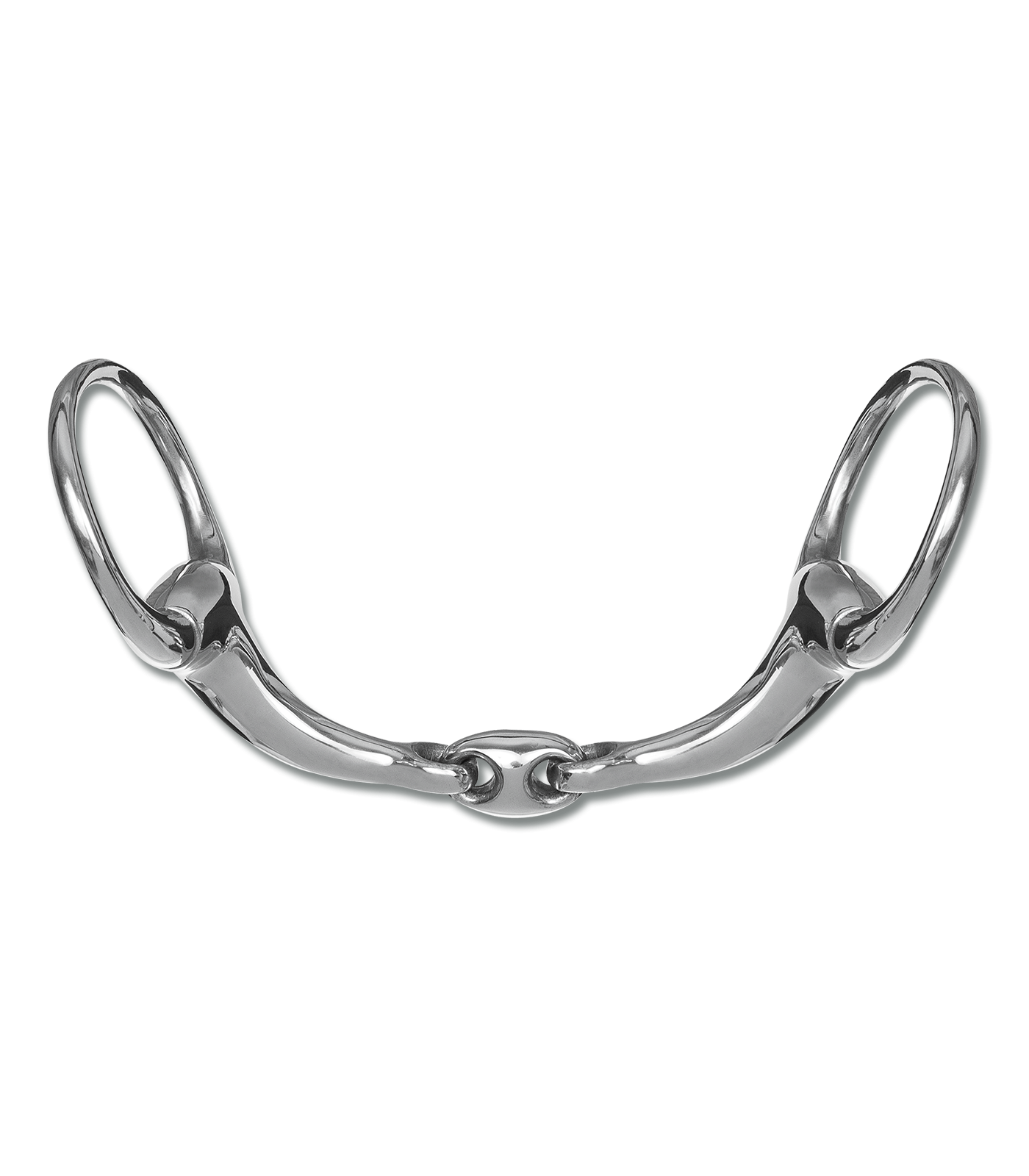 Mackey Anatomic Double Jointed Solid Eggbutt Bit