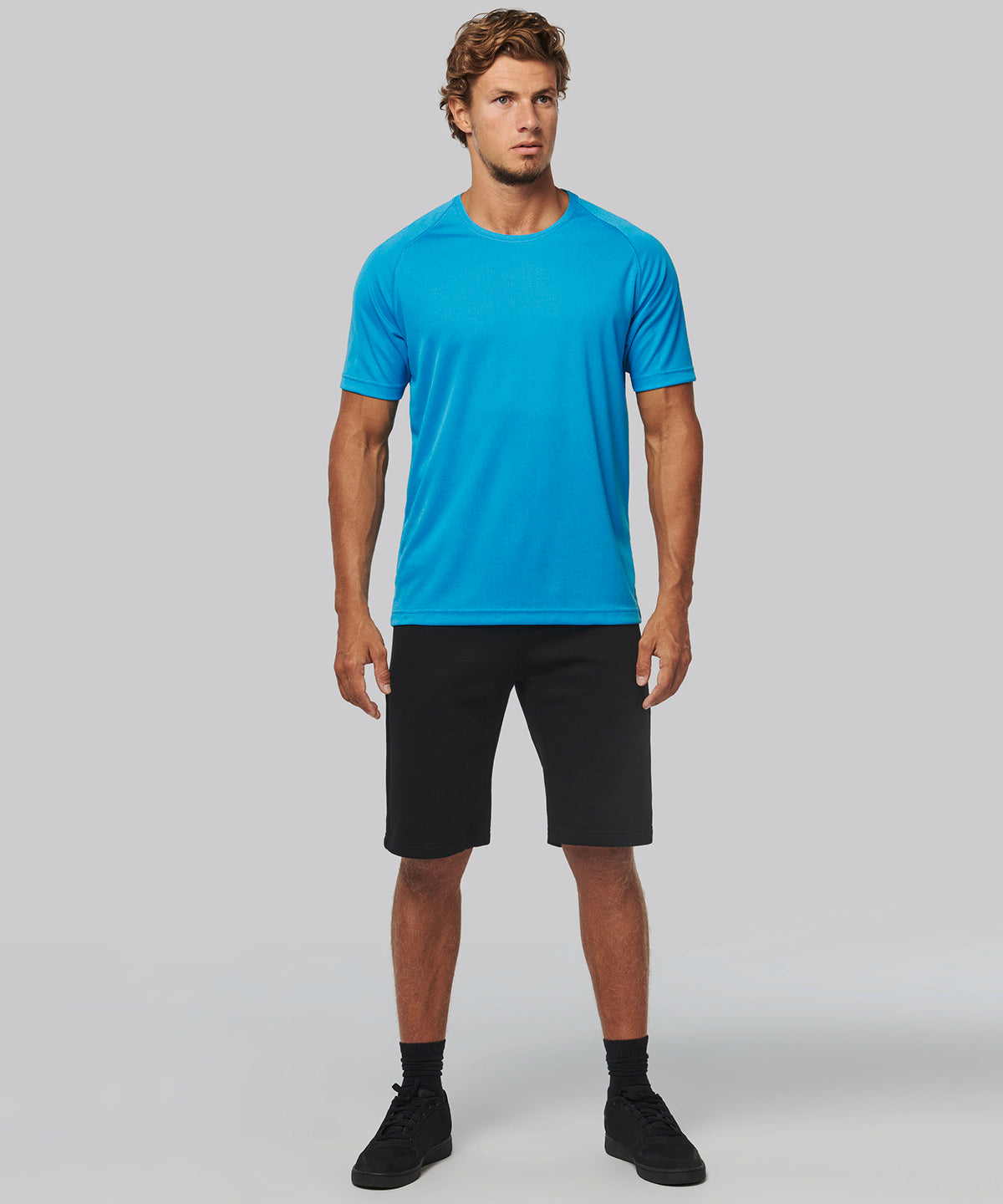 Kariban Proact Men's Quick-Drying Short-Sleeved Sports T-Shirt Polyester