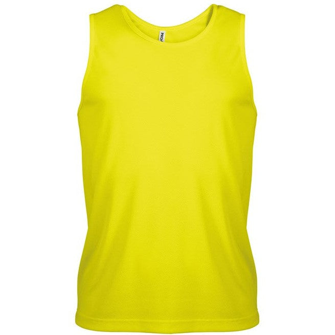 Kariban Proact Men's Sports Vest Quick-Drying Lightweight Polyester Size S-2XL