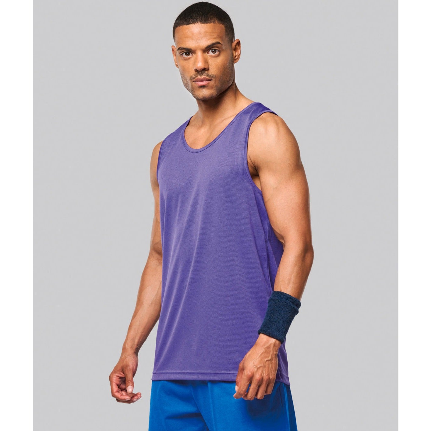 Kariban Proact Men's Sports Vest Quick-Drying Lightweight Polyester Size S-2XL