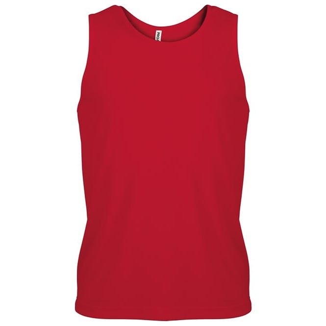 Kariban Proact Men's Sports Vest Quick-Drying Lightweight Polyester Size S-2XL