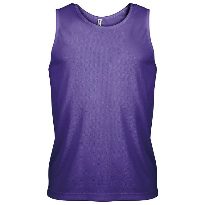 Kariban Proact Men's Sports Vest Quick-Drying Lightweight Polyester Size S-2XL