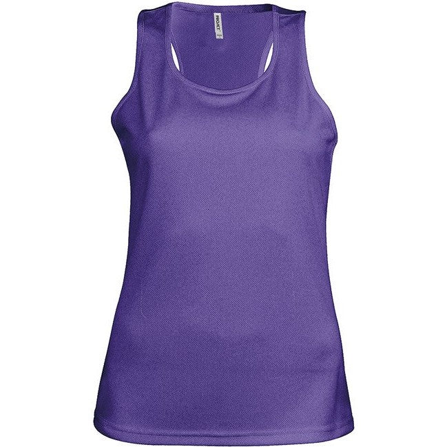 Kariban Proact Ladies' Quick-Drying Racerback Sports Vest 100% Polyester