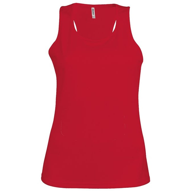Kariban Proact Ladies' Quick-Drying Racerback Sports Vest 100% Polyester