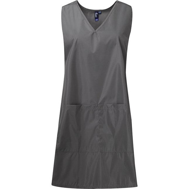 Premier Waterproof Wrap Around Tunic Bleach Resistant Round Neck Double Pocket
