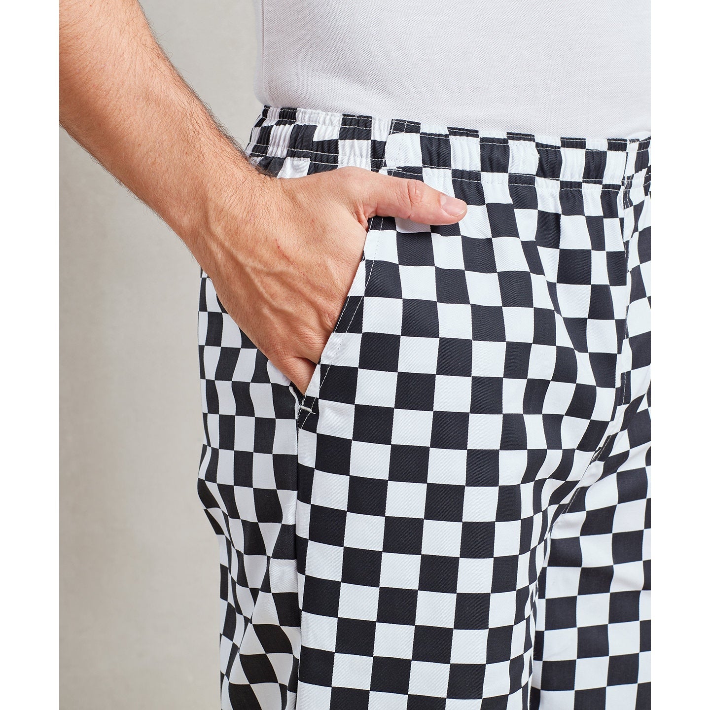 Premier Essential Chef's Trousers Unisex Elasticated Waist with Pockets