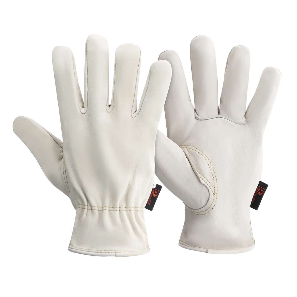 Predator Ivory Leather Driver's Glove Ergonomic Design Cotton Lining