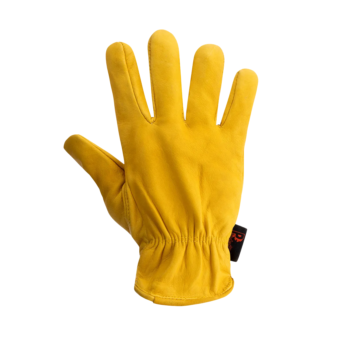 Predator Gold Leather Driver's Glove Ergonomic Design Cotton Lined Durable