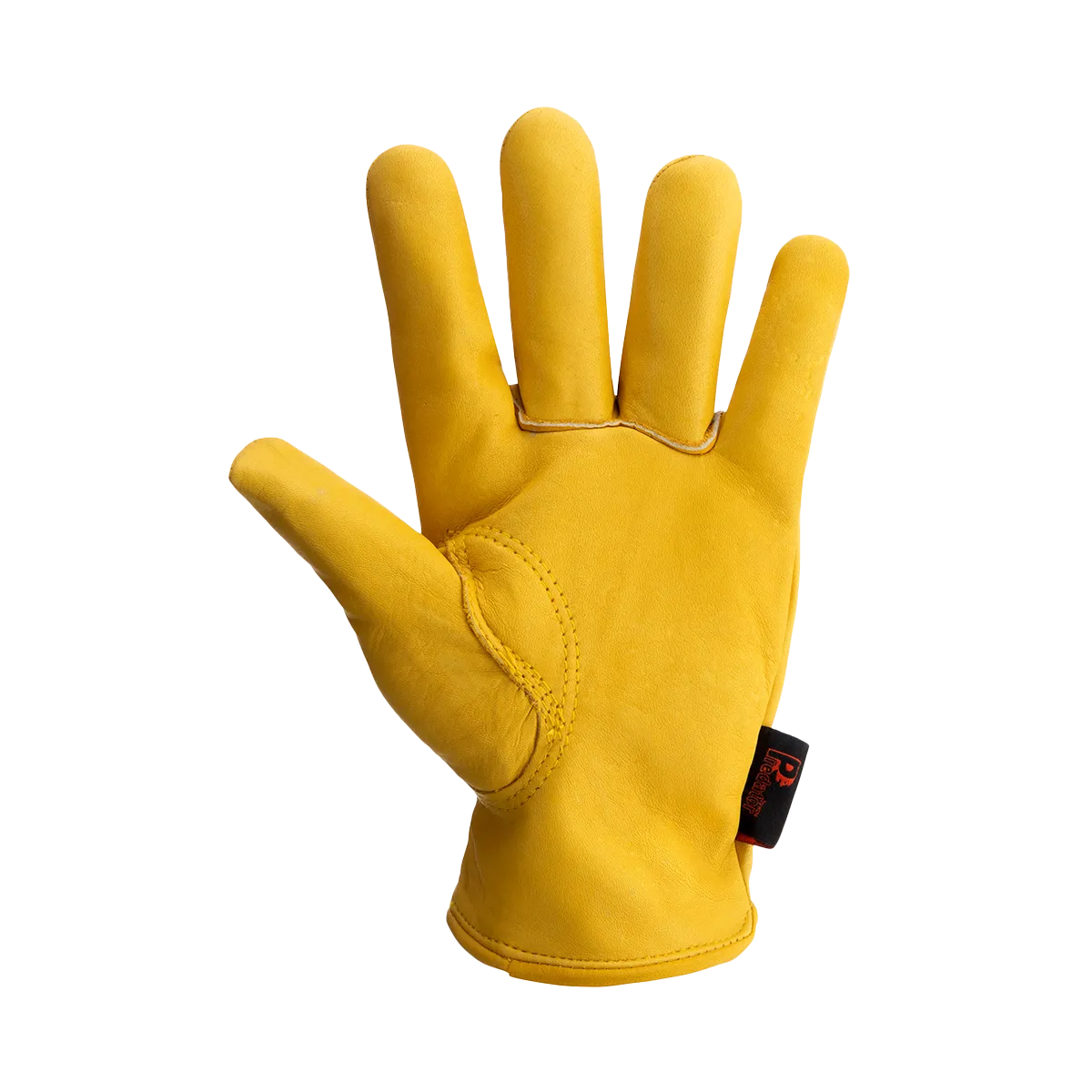 Predator Gold Leather Driver's Glove Ergonomic Design Cotton Lined Durable