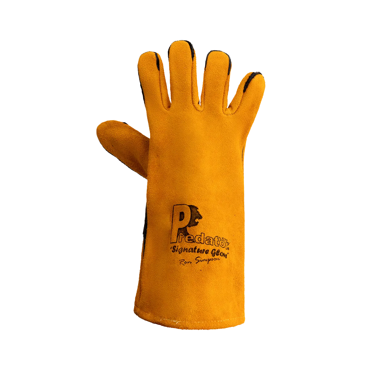 Predator Signature 16" Mig Gauntlet Gloves Heavy-Duty Leather Heat-Resistant