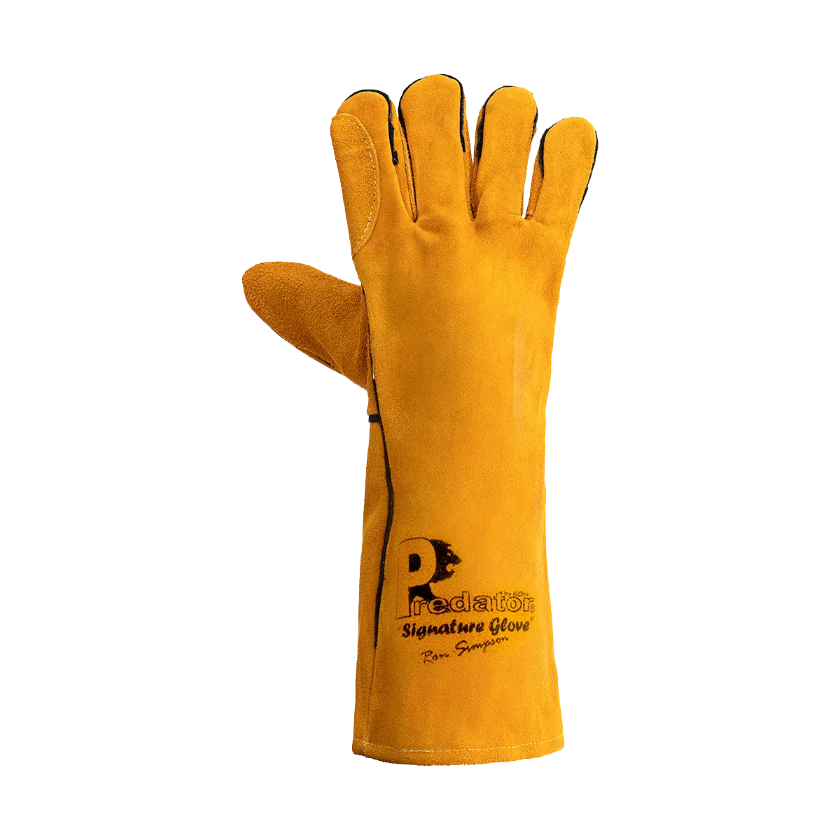 Predator Thornproof Mig Gauntlet Gloves Heavy-Duty Leather Heat-Resistant