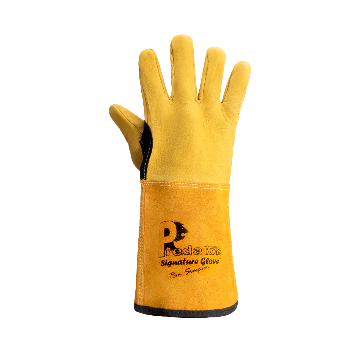 Predator Deerskin Gauntlet Gloves Ergonomic Design Heat-Resistant Thread