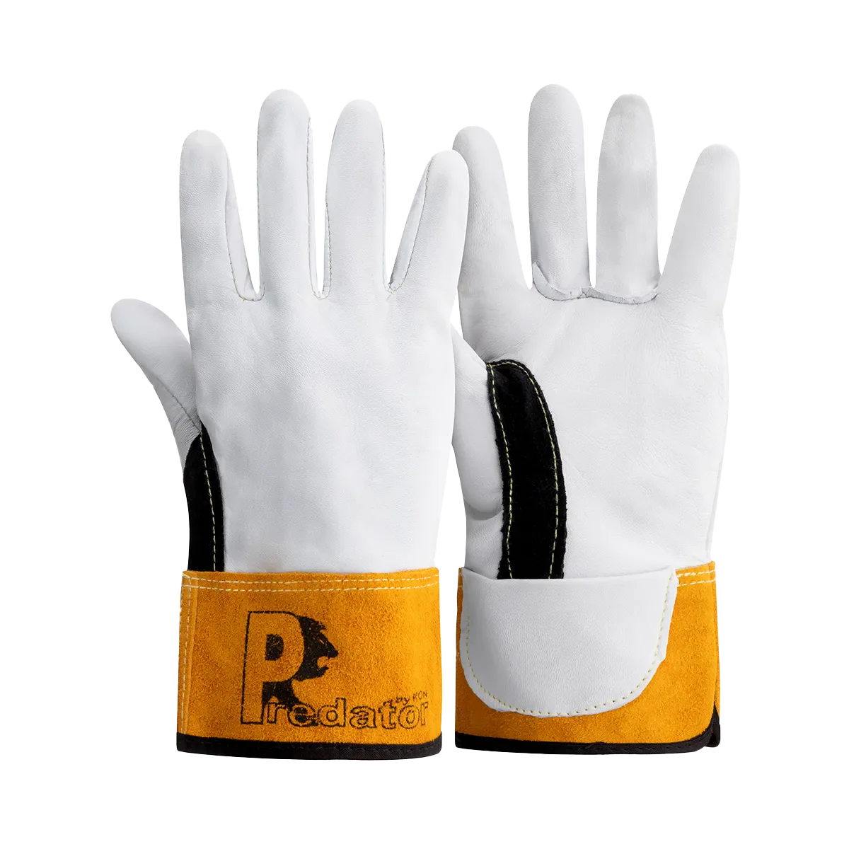 Predator Tig Welding Gloves Goat-Hide Ergonomic Design Heat-Resistant Thread