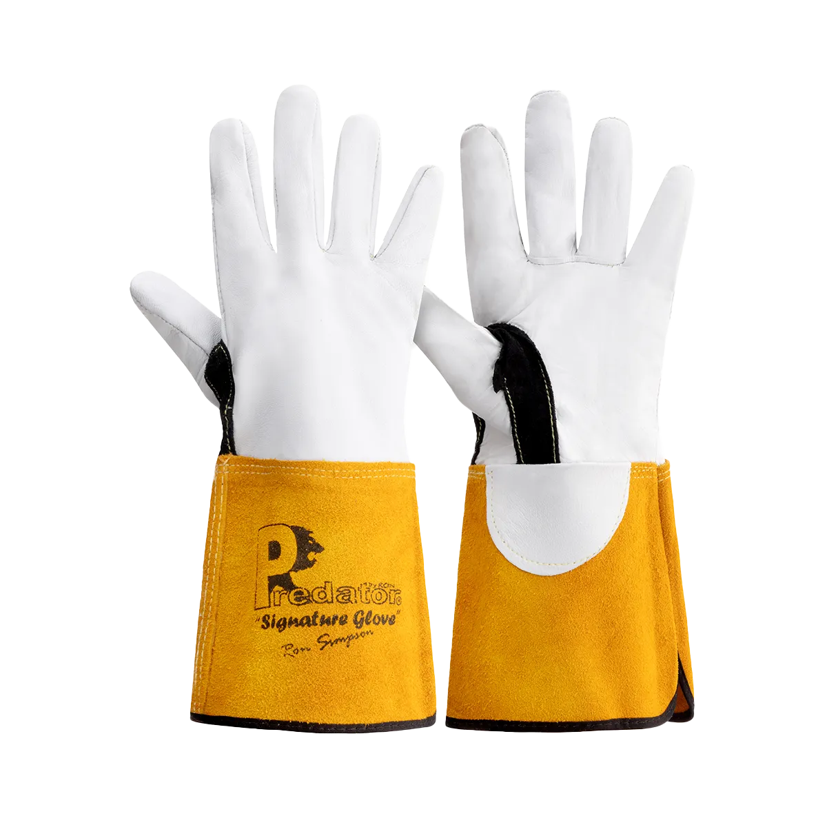 Predator Signature Tig Gauntlet Gloves Goat-Hide Ergonomic Heat-Resistant