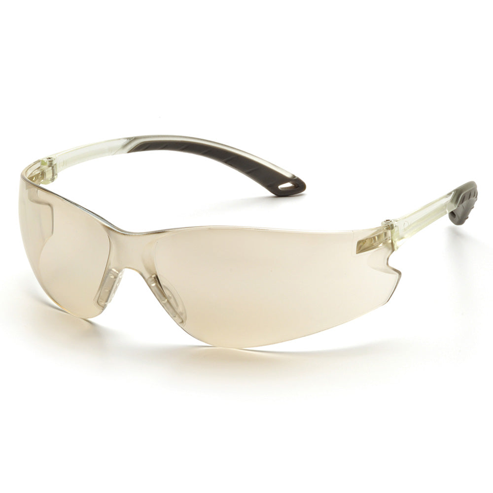 Pyramex Itek Safety Glasses Indoor Outdoor Anti-Fog Lightweight Frameless