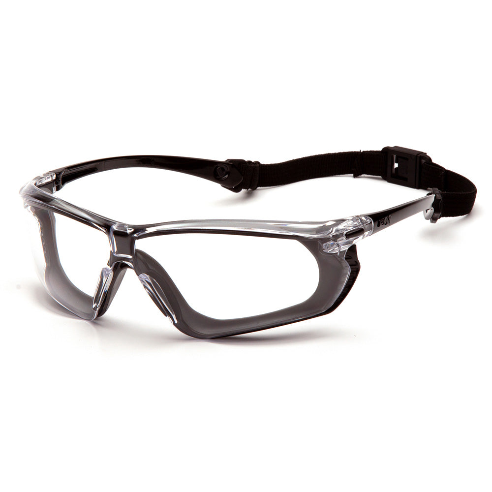 Pyramex Crossovr Safety Glasses Anti-Fog Padded Gasket Adjustable Strap