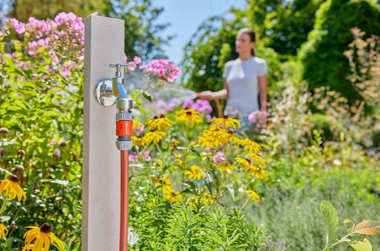 Gardena Basic Starter Set for Irrigation and Cleaning with Adjustable Nozzle