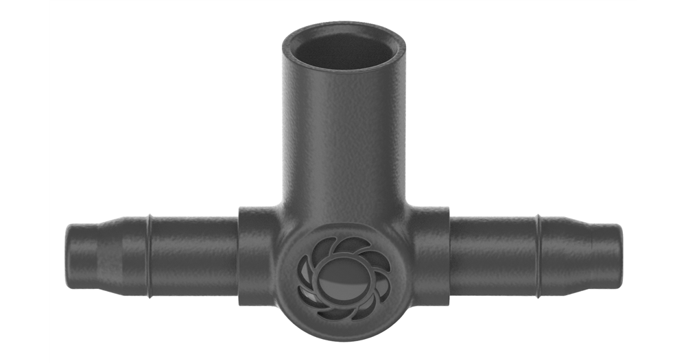 Gardena T-Joint 3/16" for Spray Nozzles and Drip Heads - 5 Pack