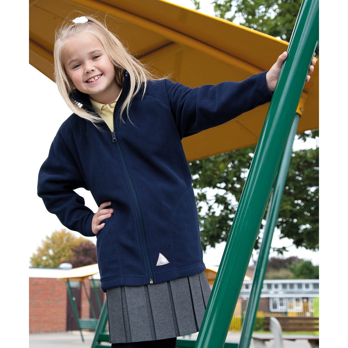 Result Core Junior Microfleece Jacket Lightweight Warmth Easy Care Polyester