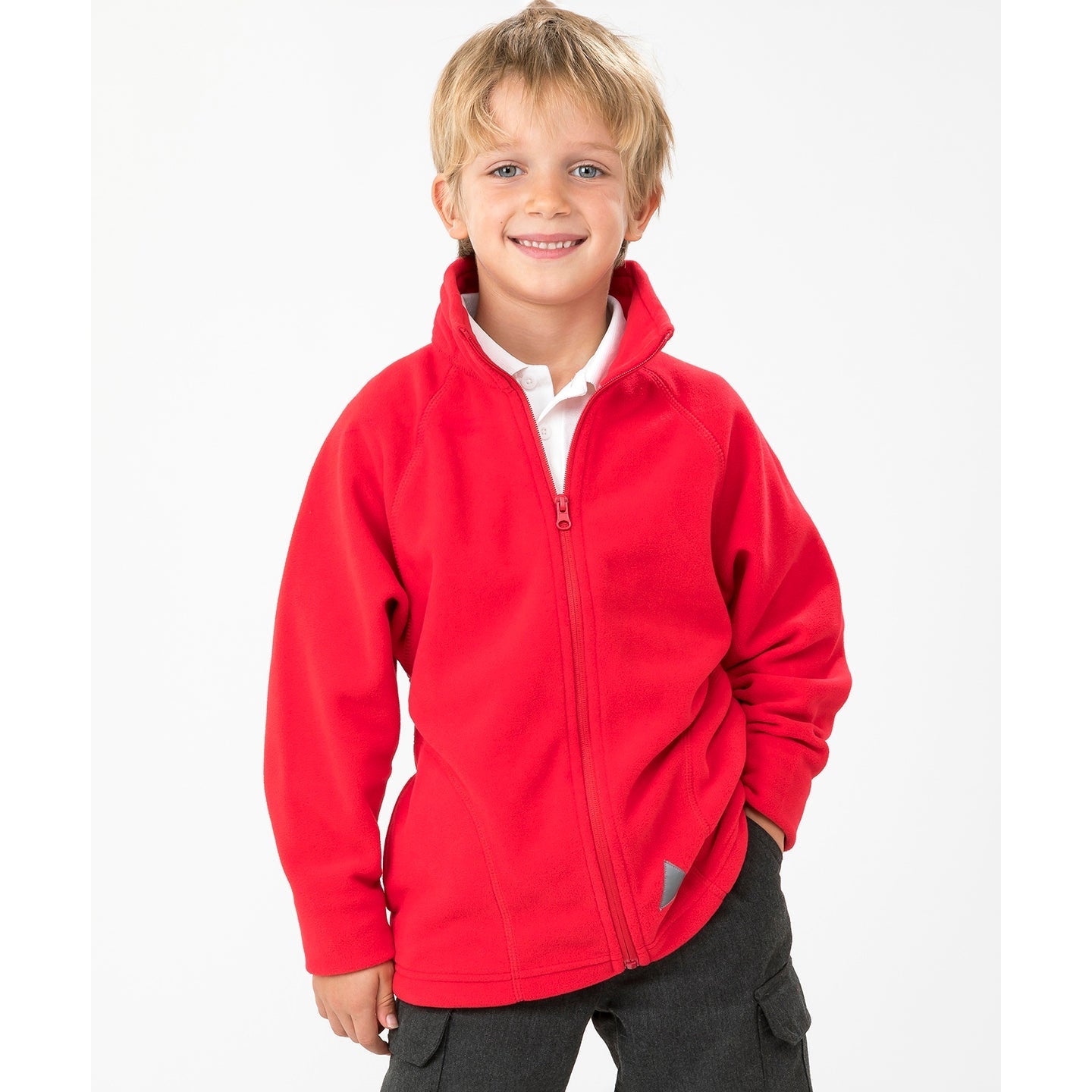 Result Core Junior Microfleece Jacket Lightweight Warmth Easy Care Polyester