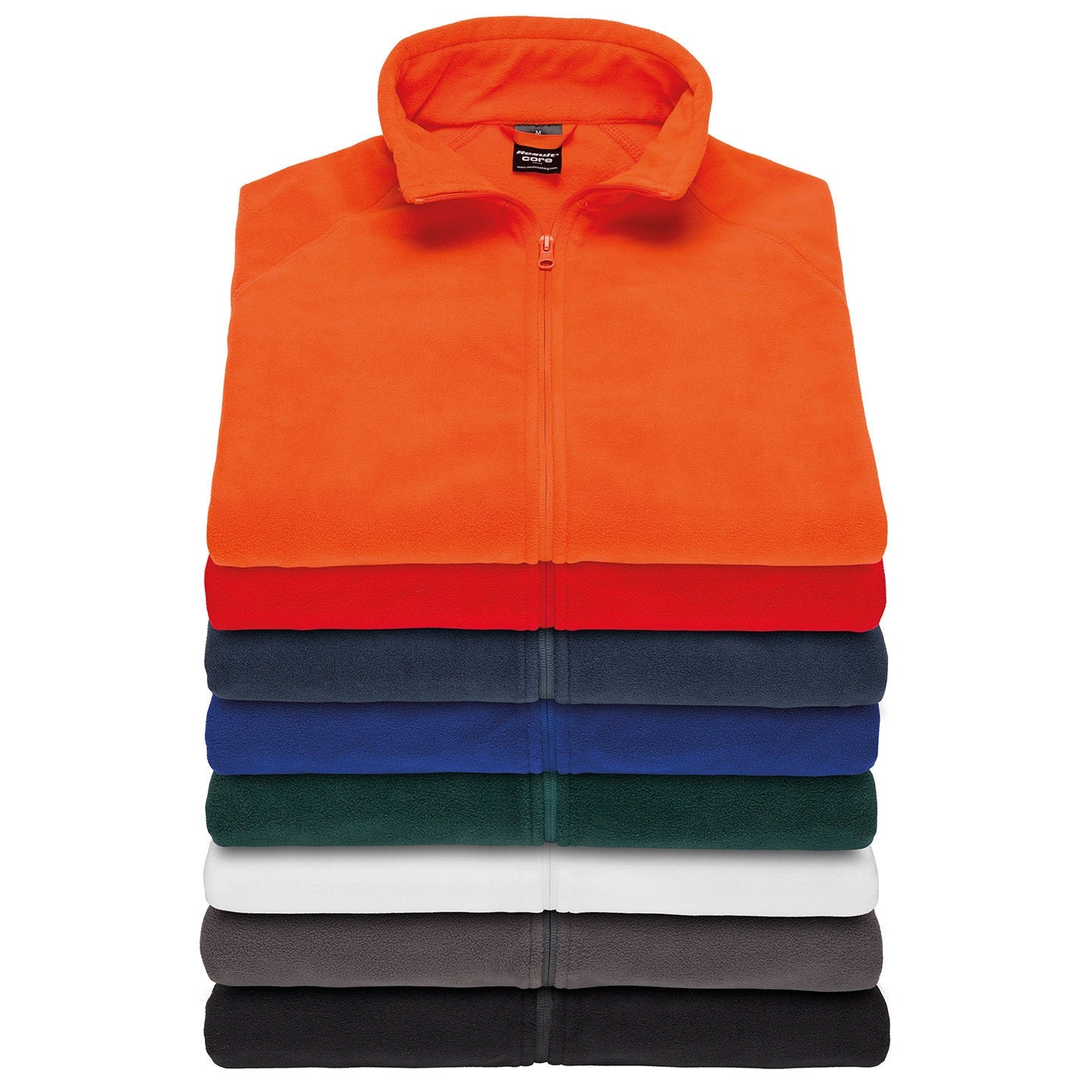 Result Core Microfleece Jacket Lightweight Breathable Thermal Layer Polyester