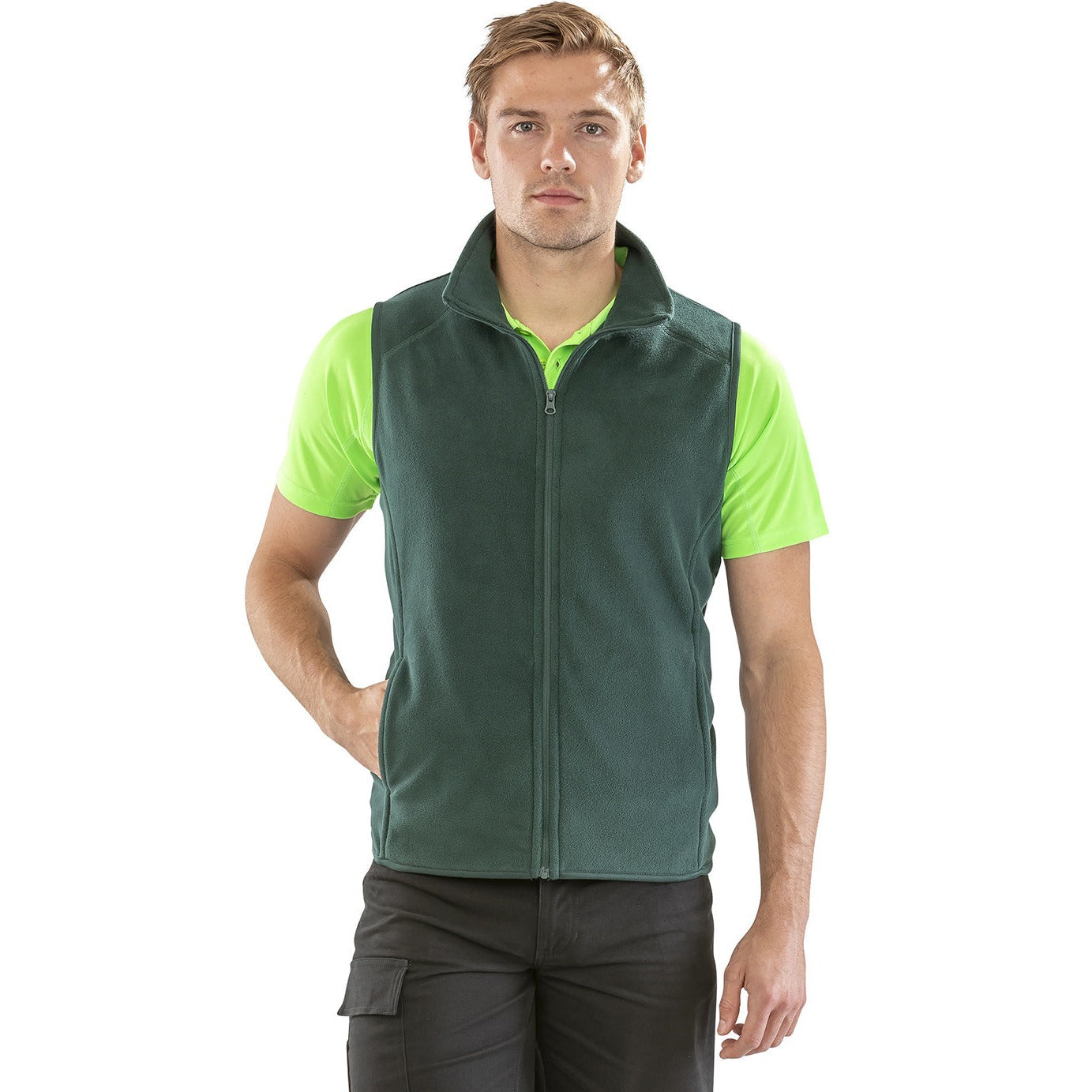 Result Core Microfleece Gilet Unisex Windproof Layering Jacket with Pockets